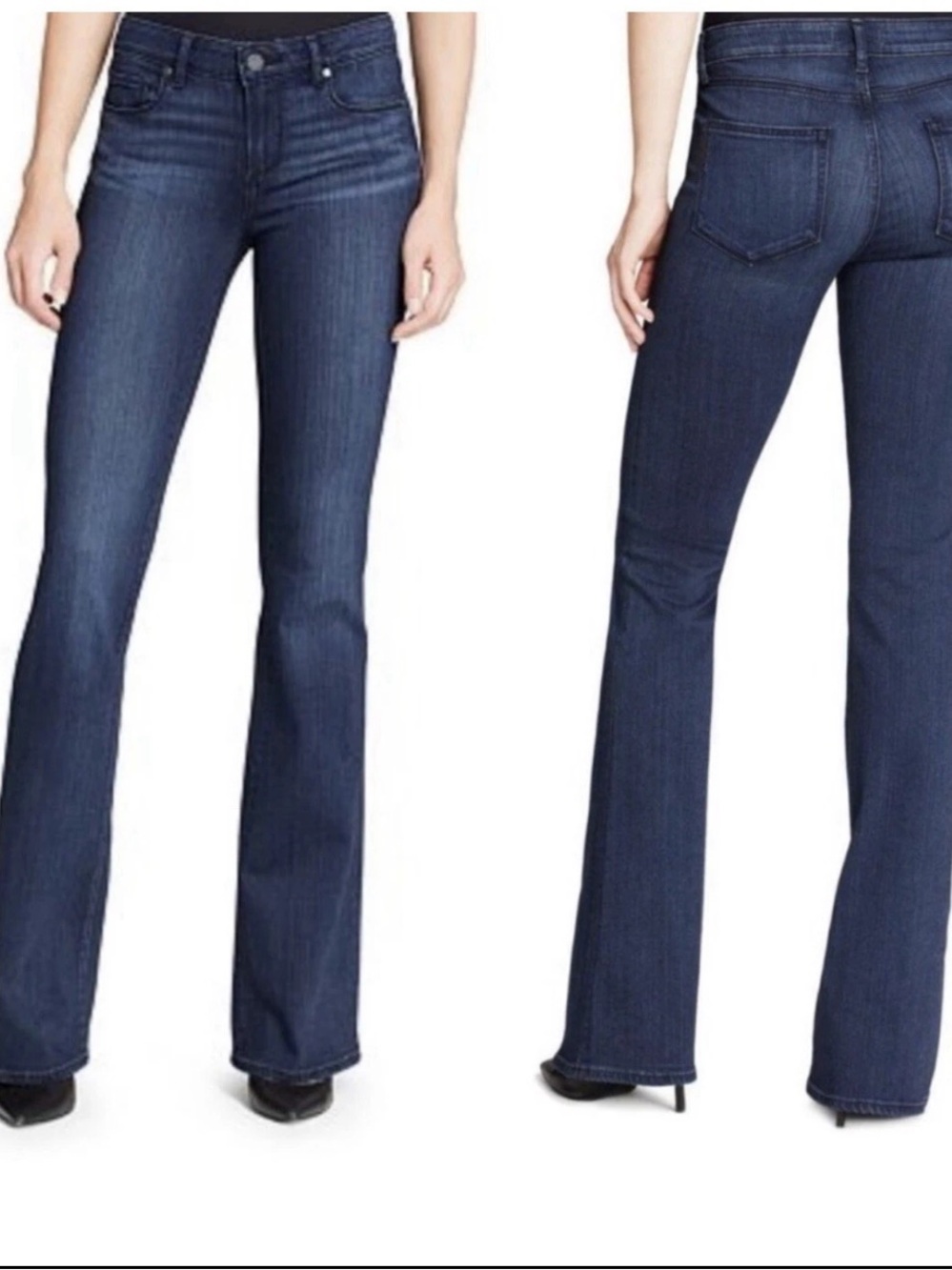 Paige Sklyline Boot Jeans in Valour Size 23 low waist bootcut jean